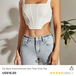 Corset like Crop top